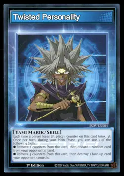 Twisted Personality Speed Duel Decks: Twisted Nightmares SS05-ENS04 Yugioh LP - Image 1