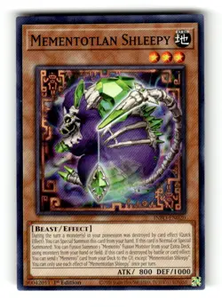 Mementotlan Shleepy INFO-EN020 The Infinite Forbidden Yu-Gi-Oh 1st Edition NM - Image 1