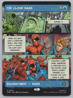 MTG - The Clone Saga (Borderless) - Spider-Man (SPM) -r480 - Image 1
