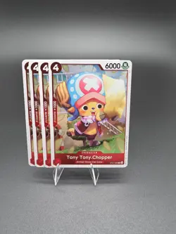 x4 Tony Tony.Chopper - ST21-008 - C One Piece NM - Image 1