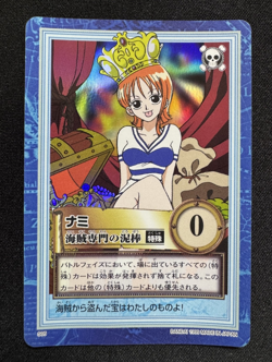 One Piece Carddass Hyper Battle First Stage S05 Nami Holo Bandai Japan Vintage - Image 1