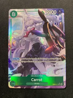 One Piece TCG Carrot EB04-013 SR Alternate Art Azure Sea’s Seven English NM - Image 1