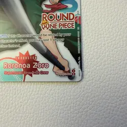 Roronoa Zoro Round 1 Promo One Piece Card (IN HAND! SHIPS NEXT DAY!) - Image 5