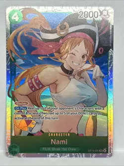 Nami - The Azure Sea's Seven OP14-031 💎🤩 - Image 1