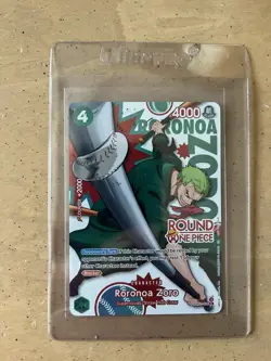 Round 1 Zoro English One Piece Promo PRB02-006 - Image 1