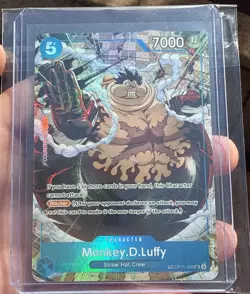 2025 ONE PIECE OP13 058 CARRYING ON HIS WILL MONKEY D LUFFY TREASURE RARE VHTF - Image 4