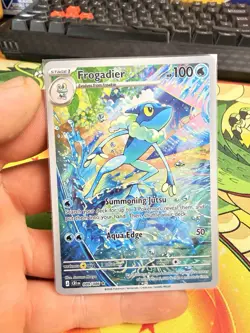Mega Greninja EX SIR 116/086 Chaos Rising With 3 Card Art NM Pokemon TCG - Image 4
