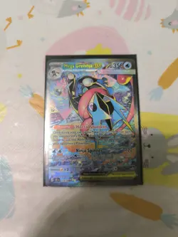 Pokemon TCG Mega Greninja Ex SIR Chaos Rising 116/086 Mint Condition - Image 2