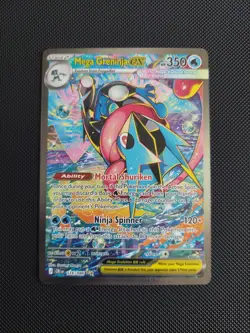 Pokemon TCG Mega Greninja Ex SIR 116/086 Chaos Rising. Mint Condition. - Image 1