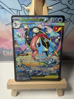 Pokemon TCG Mega Greninja Ex 116/086 Chaos Rising SIR English Mint Condition - Image 1