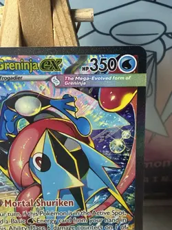 Pokemon TCG Mega Greninja Ex 116/086 Chaos Rising SIR English Mint Condition - Image 2
