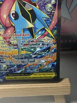 Pokemon TCG Mega Greninja Ex 116/086 Chaos Rising SIR English Mint Condition - Image 3