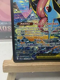 Pokemon TCG Mega Greninja Ex 116/086 Chaos Rising SIR English Mint Condition - Image 4