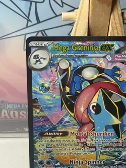 Pokemon TCG Mega Greninja Ex 116/086 Chaos Rising SIR English Mint Condition - Image 5