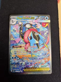 Pokemon TCG Chaos Rising Mega Greninja EX 116/086 SIR PACK FRESH NM, Gradeable - Image 1