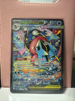 Mega Greninja Ex SIR !! 116/086. Chaos Rising. Pokemon TCG - Image 3