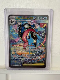 Pokemon TCG Mega Greninja EX SIR 116/086 Chaos Rising Pack Fresh AI graded 9.5GM - Image 1