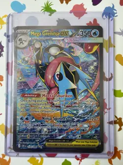 Mega Greninja ex SIR (116/086) - Pokemon TCG - Chaos Rising - Pack fresh - Image 1