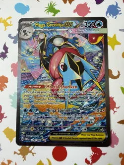 Mega Greninja ex SIR (116/086) - Pokemon TCG - Chaos Rising - Pack fresh - Image 3