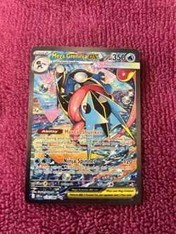 Pokemon TCG Mega Greninja EX 116/086 Chaos Rising SIR - Image 1