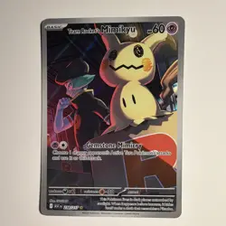 Pokemon TCG Team Rocket's Mimikyu 238/217 SV151 Illus Rare Holo ENG - Image 1