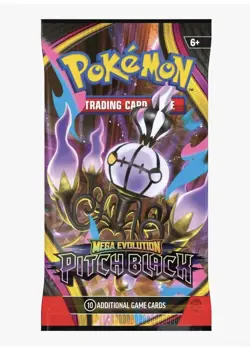 Pokemon TCG Mega Evolution Pitch Black Booster Pack English Sealed 10 Cards - Image 1