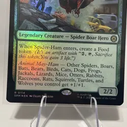 Spider-Ham, Peter Porker, MTG, Marvel's Spider-Man, Magic, 114 - FOIL! - RARE - Image 2