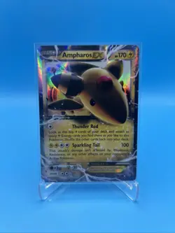 Ampharos EX 27/98 Holo XY Ancient Origins Pokemon Card - Image 1