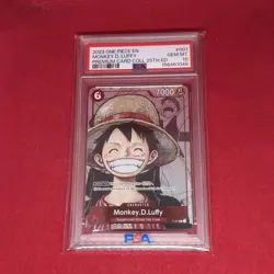 2023 ONE PIECE PREMIUM CARD COLLECTION 25TH EDITION #001 MONKEY D. LUFFY PSA 10 - Image 1