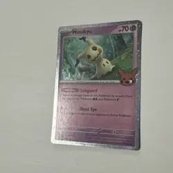 Pokemon TCG Mimikyu Trick or Trade Holo Rare Card 097/193 Halloween 2023 Stamped - Image 2