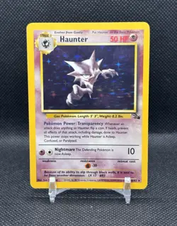 Haunter 6/62 Holo Rare Holo Pokemon TCG Card Fossil 1st Edition English 1999 - Image 1