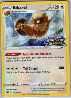 Bibarel SWSH188 SWSH: Sword & Shield Promo Cards - Pokemon Card - NM - Image 1