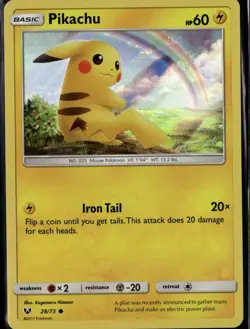 Pikachu 28/73 Water Web Holo Promo Miscellaneous Cards & Products 028/073 Lightn - Image 1