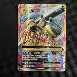 Pokemon M Blastoise EX Full Art Ultra Rare Card 102/108 XY Evolutions Heavy Play - Image 1
