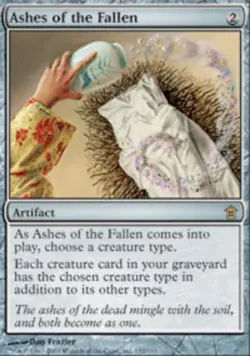 Slightly Played, English - 1 x MTG Ashes of the Fallen Saviors of Kamigawa - Image 1