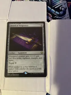 Sword of Vengeance #475 Rare Commander Legends CMR - Image 1