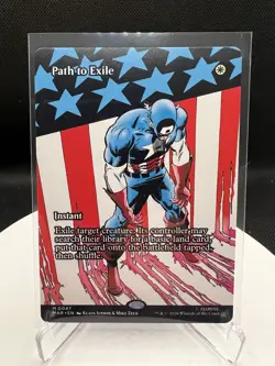 Path to Exile - Magic: The Gathering Marvel 0047 Alt Art Rare NM - Image 1