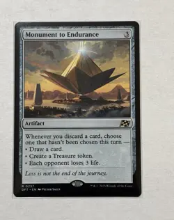 Magic: The Gathering Monument to Endurance Rare 237 Aetherdrift Regular - Image 1