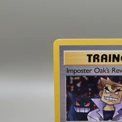 Imposter Oak's Revenge Team Rocket 76/82 1st Ed Rare LP - Image 2