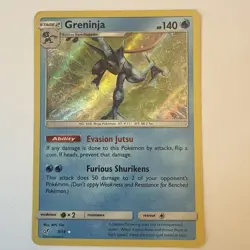 Greninja - 9/18 - Detective Pikachu - Holo Rare Pokemon TCG - Image 1