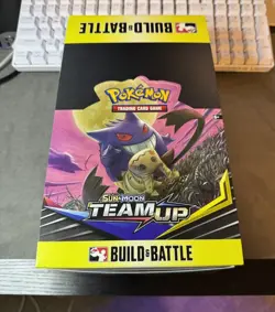 Pokemon Sun & Moon Team Up Build And Battle Box Display Case - Empty - Image 1
