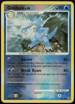 Golduck 28/132 HP Secret Wonders Rare Reverse Holo Pokemon - Image 1