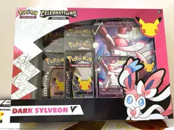 Pokemon TCG Celebrations Dark Sylveon V Collection Box FACTORY SEALED - Image 1