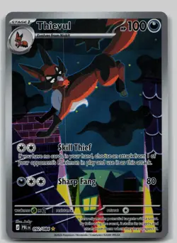 Pokemon TCG Thievul ME05: Pitch Black 092/084 NM - Image 1
