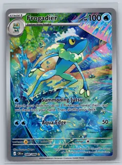 Frogadier Holo Illustration Rare ME04: Chaos Rising 089/086 NM Pokemon Card TCG - Image 1