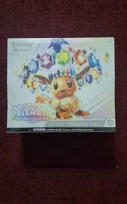 Pokemon Prismatic Evolutions Elite Trainer Box ETB New Sealed W/Tear - Image 1