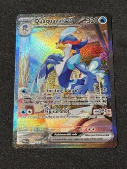 Pokemon Quaquaval Ex 260/193 Paldea Evolved SV Alternate Art Near Mint Holo Rare - Image 1