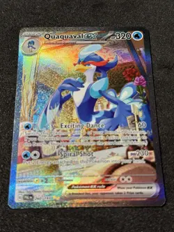 Pokemon Quaquaval Ex 260/193 Paldea Evolved SV Alternate Art Near Mint Holo Rare - Image 2