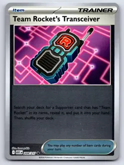 Team Rocket's Transceiver 209/217 Ascended Heroes Pokemon Reverse Holo NM - Image 1