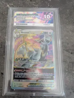 Arceus VSTAR SWSH307 Black Star Promo Card Full Art Pokemon TCG Ace 10 - Image 1